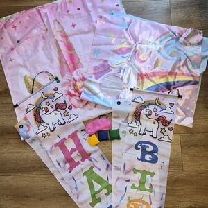 🦄 Unicorn Party Decor & Game Bundle 🦄